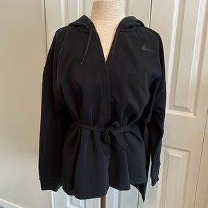 Nike Black Versa Wrap DRI-FIT Hoodie Size Medium